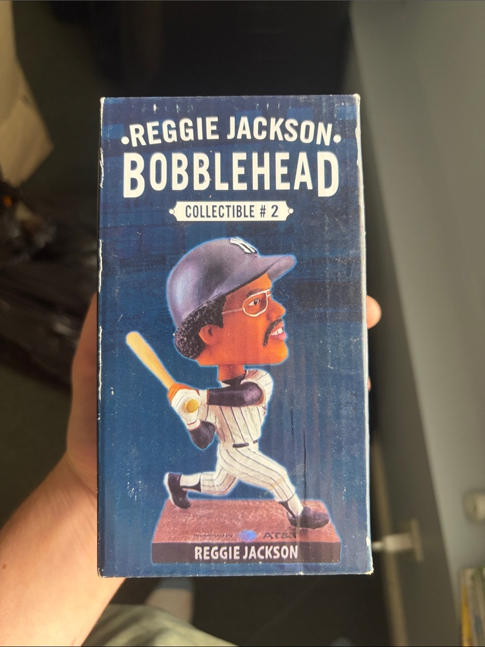 Reggie Jackson Bobblehead - Blue Box